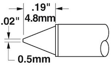 Solder Tip, Smart Heat PowerTips, STTC-116Metcal  